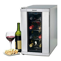 Cuisinart CWC-1200 12-Bottle Private Reserve Wine Cellar with Stainless Steel Glass Door
