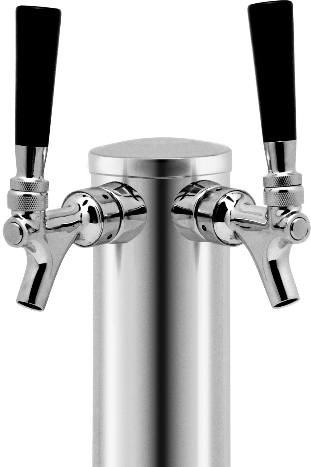 Kegco D4743DTASC Double Tap Stainless Steel Draft Beer Kegerator Tower