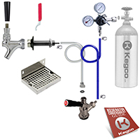 Deluxe Door Mount DIY Kegerator Keg Tap Conversion Kit