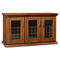 European Country Euro Credenza 180-Bottle Wine Cellar - Provincial Cherry Finish