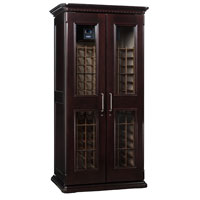European Country Euro 2400 286-Bottle Wine Cellar - Chocolate Cherry Finish