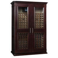 European Country Euro 3800 458-Bottle Wine Cellar - Chocolate Cherry Finish