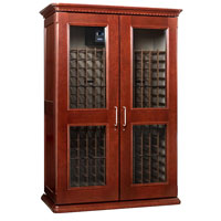 European Country Euro 3800 458-Bottle Wine Cellar - Classic Cherry Finish