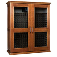 European Country Euro 5200 622-Bottle Wine Cellar - Provincial Cherry Finish