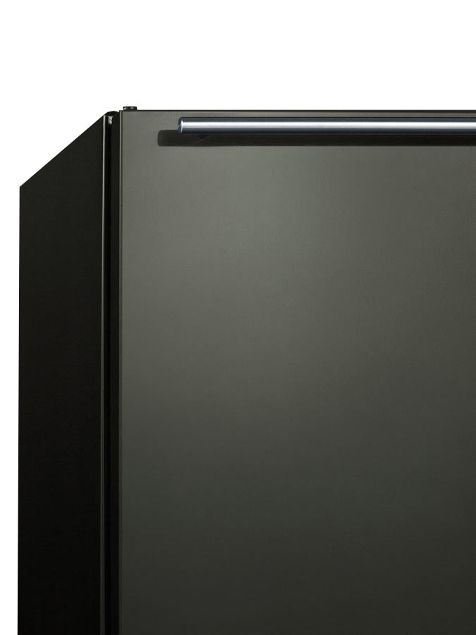 4.6 Cu Ft BuiltIn Compact Refrigerator Black Stainless Steel Door
