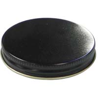 38mm Black Metal Screw Cap