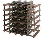 Bordex 30 Bottle Wine Rack - Cherry Finish
