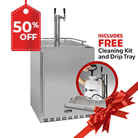 Kegco HK38SSU-2 Beer Fridge