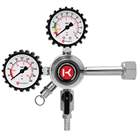 Premium Dual Gauge, 2-Stage CO2 Draft Beer Regulator