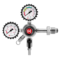 Premium Dual Gauge, 2-Stage Nitrogen Draft Beer Regulator