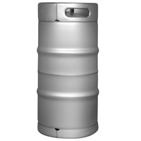 Brand New Slim 7.75 Gallon Commercial Kegs - Drop-In D System Sankey Valve