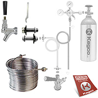 Build Your Own 50' Jockey Box Portable Coil Conversion Kit - Left Faucet Mount