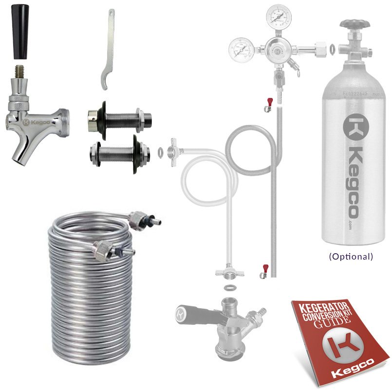 Beer Tap Kegerator Faucet Draft Shank for Beer Cooling Coil Jockey Box