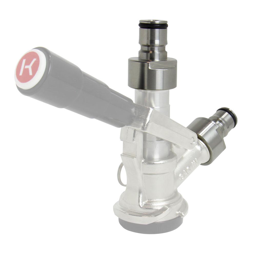 Kegco Keg Coupler Adapter Kit Gas and Liquid Post