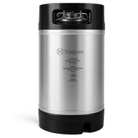2.5 Gallon Ball Lock Keg - Rubber Handle - NSF Approved