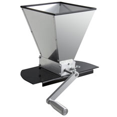 Grain Mill with 7lb Hopper and 2 Rollers