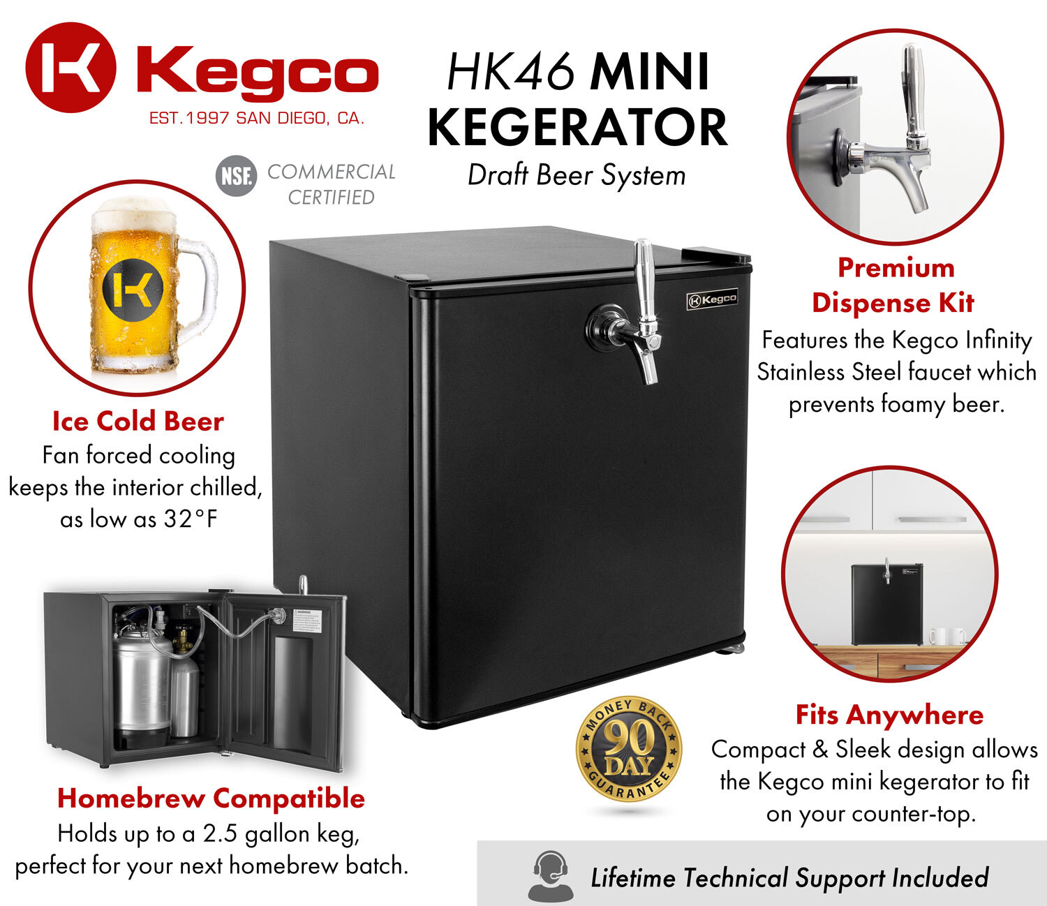 Beer kegerator