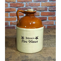 CUSTOMIZE - Personalized 'Fire Water' Label Moonshine Jug