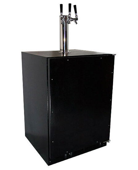 3 door keg cooler