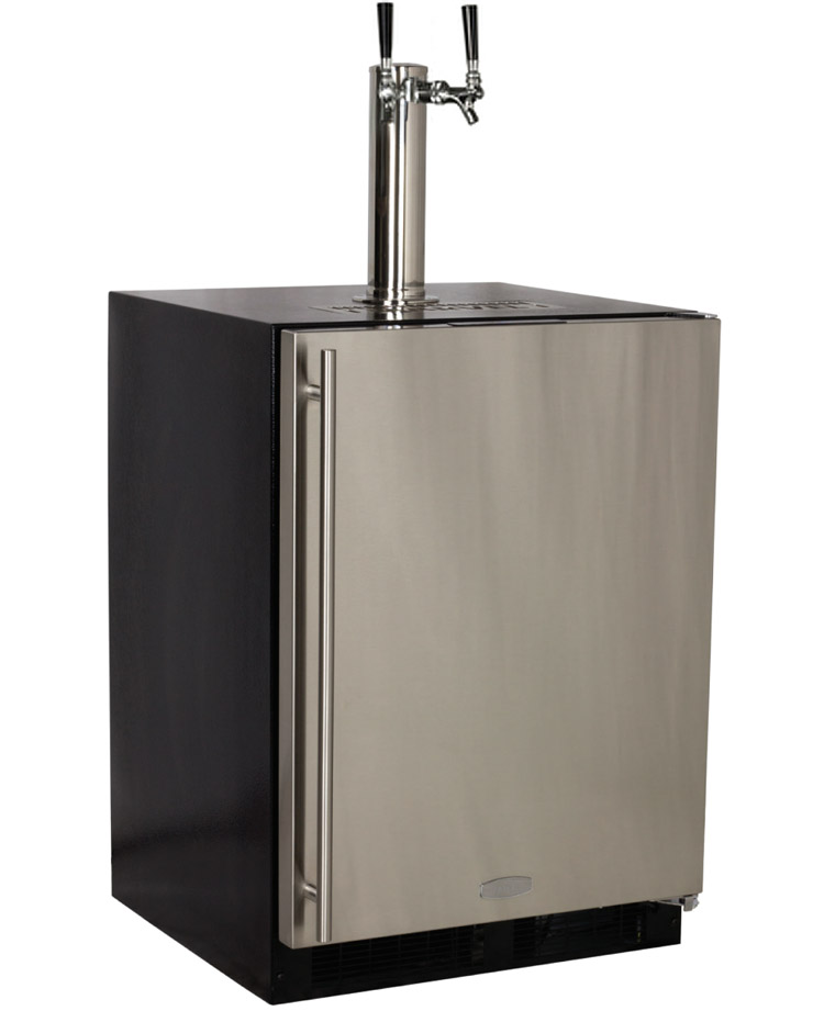 Marvel Ml24bns1rs X2hb Kegerator Cabinet With X Clusive 2 Faucet