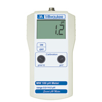 Milwaukee MW100 pH Meter (0.1 pH Resolution)