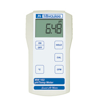 Milwaukee MW102 pH/Temperature Meter
