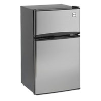 3.1 Cu. Ft. Two Door Counterhigh Refrigerator - Stainless Steel