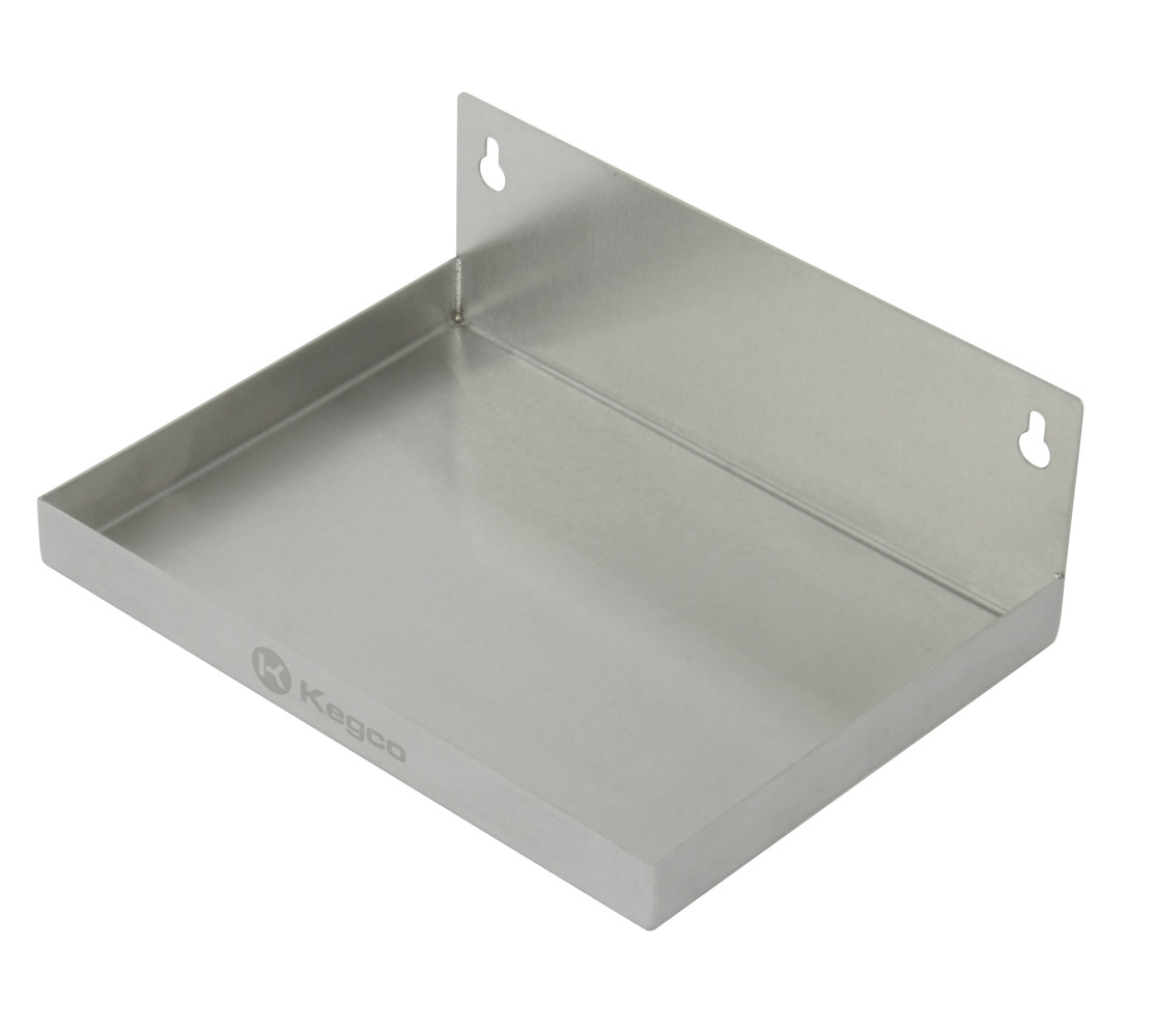 Kegco SEWM86 8" Wall Mount Drip Tray No Drain