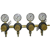Four Product Secondary Co2 Regulator with Check Valves