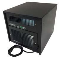 Wine Cooling Unit  (140 Cu.Ft. Capacity) with Aluminum Base and Jet Black Finish
