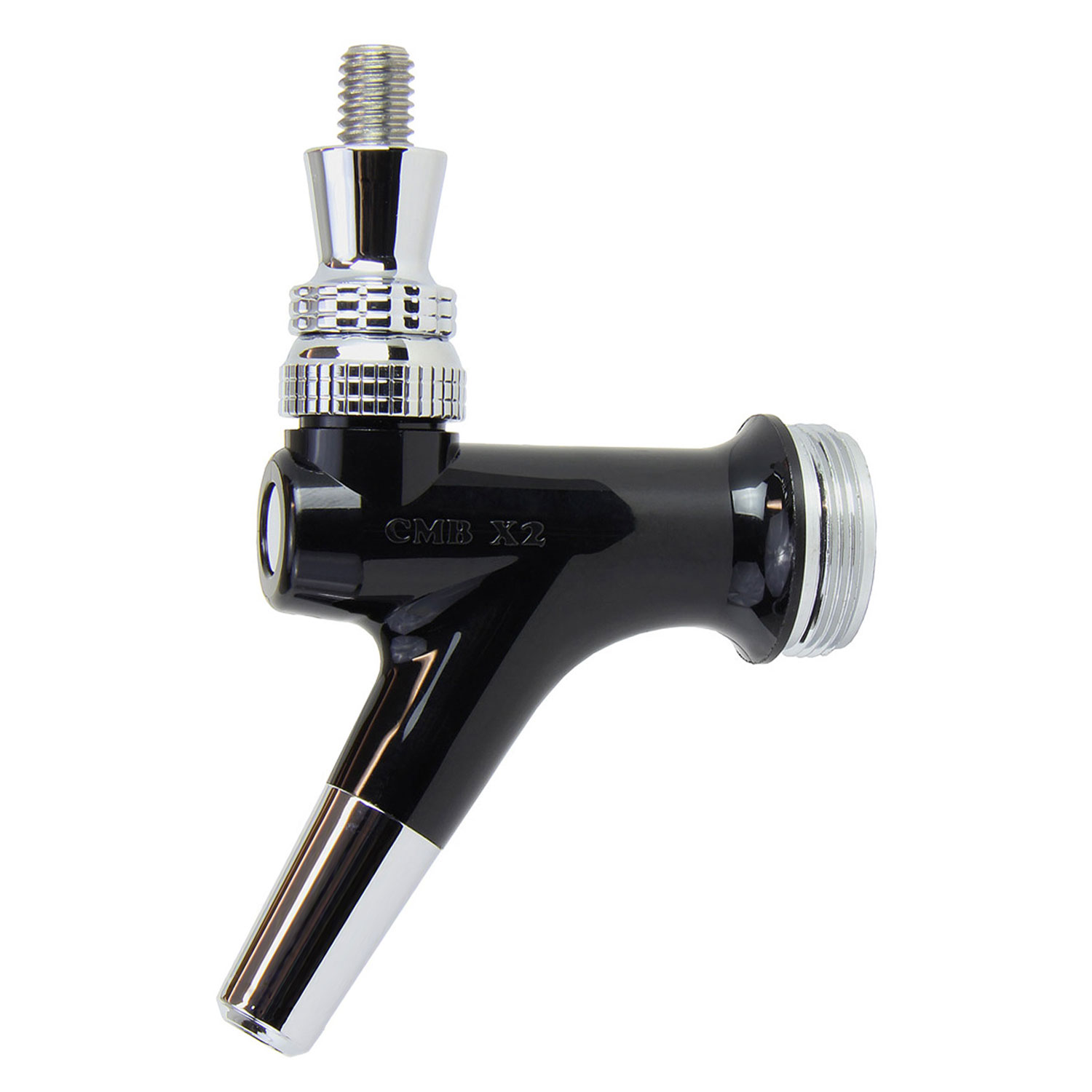 CMBecker X2 Long Nozzle Black Wine Faucet