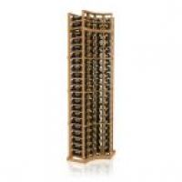 7' Curved Corner Standard Wood Wine Rack