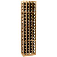 Allavino 4 Column 76 Individual Bottle Wood Wine Rack