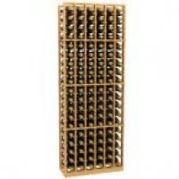 6 Column Wood Wine Rack