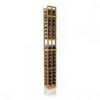 7' Two Column Display Wood Wine Rack