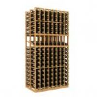 Double Deep 8 Column Wine Rack Display
