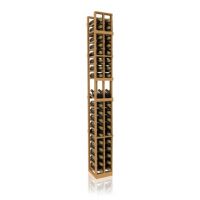 7' Two Column Display Wood Wine Rack