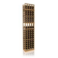 7' Four Column Display Wood Wine Rack