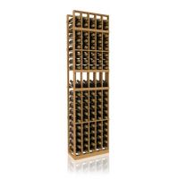 7' Five Column Display Wood Wine Rack