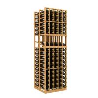 Double Deep 5 Column Wine Rack Display
