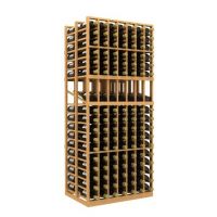 Double Deep 7 Column Wine Rack Display