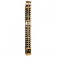 8' Two Column Display Wood Wine Rack