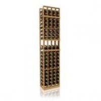 7' Four Column Display Wood Wine Rack
