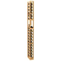 1 Column Display Wood Wine Rack