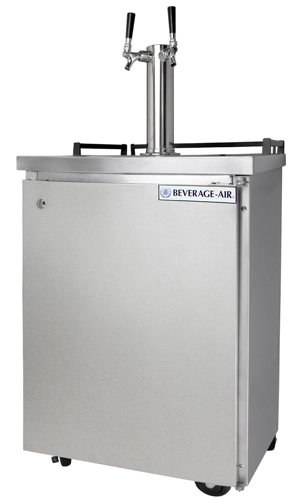 BeverageAir Kegerator BM23SS2 Dual Faucet Outdoor Kegerator