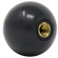 Black Plastic Ball Beer Faucet Knob Tap Handle