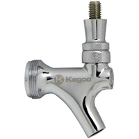 Chrome Beer Faucet with Brass Lever