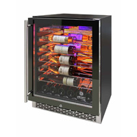 Private Reserve Series 41 Bottle Backlit Panel Commercial 54 Single Zone Wine Cooler