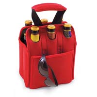 Insulated Six Pack - Red