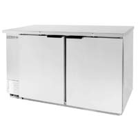 Back Bar Refrigerator - Stainless Steel